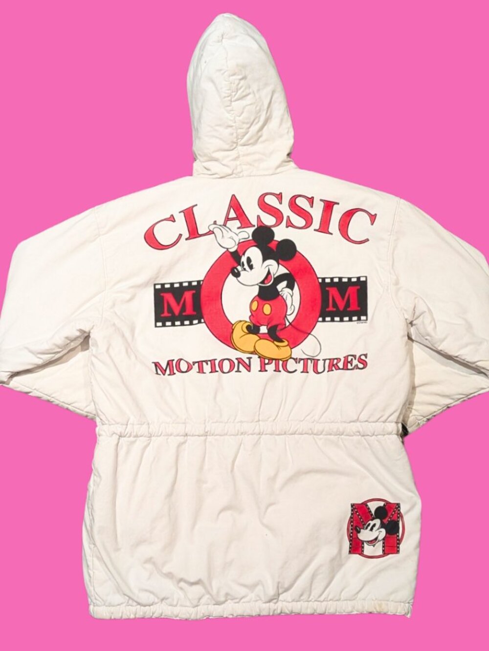 Vintage 1990's Official Disney, Mickey Mouse Reversible Jacket for Women Size S